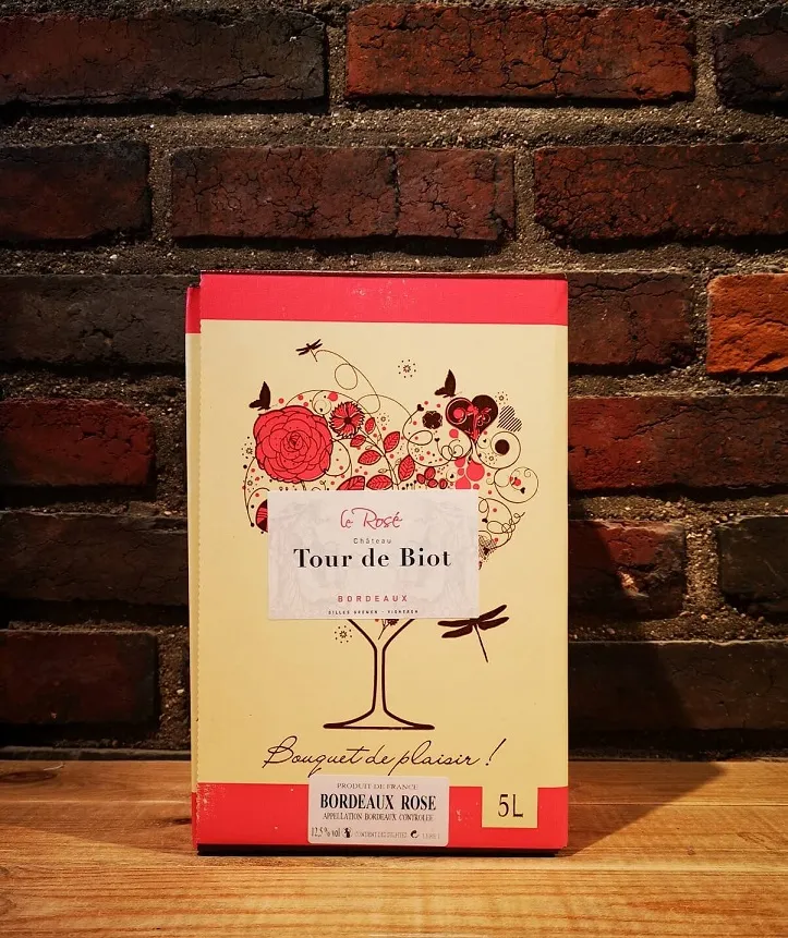 Bordeaux Rosé – Château Tour de Biot – Bag in a Box 5l
