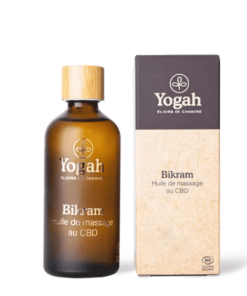 Alternative view of Huile de massage CBD bio – Bikram – Yogah