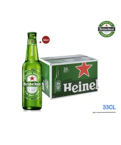 Pack de 24 Bières Heineken – bouteille – 33CL