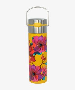 Alternative view of Eigenart théière isotherme en inox LEEZA poppy jaune 500ml