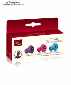 Alternative view of bouchons Vacuvin Vacuum Stoppers x3  - 3 couleurs