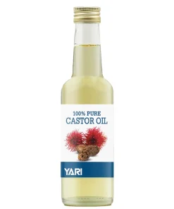 YARI Huile de Ricin 100% Pure 250ml Pousse Cheveux Cils | Skinoor
